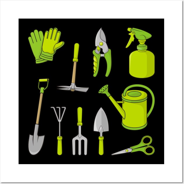 Gardening Icons Wall Art by sifis